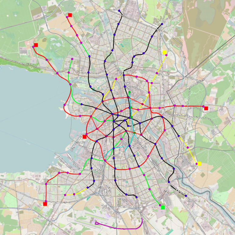 План застройки метро спб